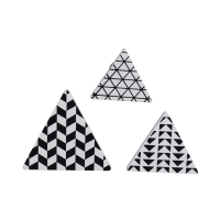 informa-set-gantungan-dinding-triangle-3-pcs---hitam/putih