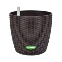 kris-garden-21.5-cm-pot-tanaman-round-coffee---cokelat