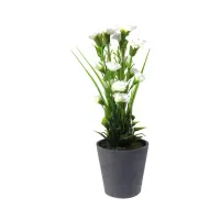 arthome-35-cm-bunga-anyelir-artifisial-dalam-pot---putih