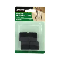 krisbow-alas-kaki-furnitur-kotak-2.5x2.5-cm-4-pcs---hitam