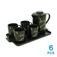 appetite-set-6-pcs-teko-&-cangkir-dengan-nampan---hitam