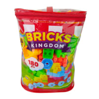 bricks-kingdom-set-180-pcs-blocks-tas---merah