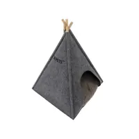 m-pets-eco-tempat-tidur-hewan-tenda-tipi---abu-abu