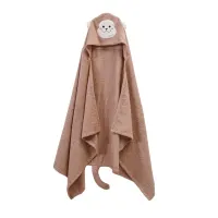 informa-70x135-cm-handuk-mandi-anak-hoodie-monkey---cokelat