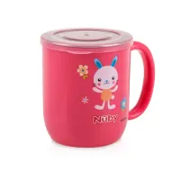 nuby-cangkir-bayi-mug-stainless-with-lid-rabbit