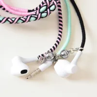 ataru-earphone-gelang---pink/hijau-mint