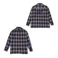 bts-ukuran-xl-flannel-shirt---abu-abu