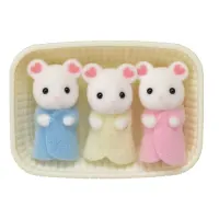 sylvanian-families-set-boneka-hewan-marshmallow-mouse-triplet-esfw53370