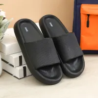 ataru-ukuran-44/45-sandal-karet-thick-slides---hitam