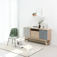 informa-pierson-lemari-kabinet---putih/cokelat-oak