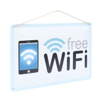 krisbow-30x20-cm-sign-label-free-wifi-with-mobile---putih