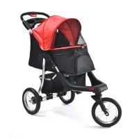 pet-kingdom-stroller-hewan-dengan-3-roda---merah