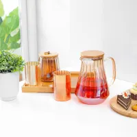 appetite-1.35-ltr-set-5-pcs-teko-&-gelas---kuning-amber