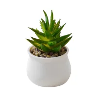 ataru-tanaman-artifisial-aloevera-dengan-pot-round---putih
