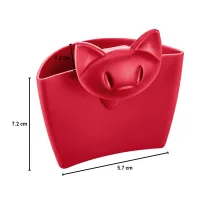 koziol-miaou-mini-cup-carryall---merah