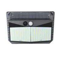 krisbow-zura-lampu-dinding-outdoor-solar-2.5-watt-6500k