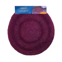 forhom-60-cm-keset-kamar-mandi-katun-round---merah-maroon