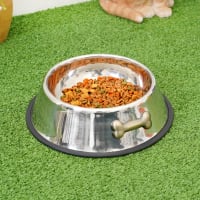 paws-n-tail-ukuran-s-tempat-makan-anjing-stainless-bone-relief