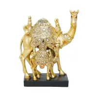 informa-28.5-cm-patung-miniatur-unta-ag3---gold