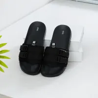 ataru-ukuran-43-sandal-pria-slides-buckle-strap---hitam