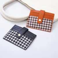 ataru-dompet-kartu-motif-houndstooth---hitam