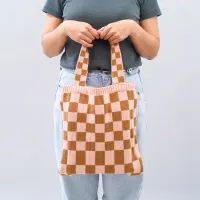 ataru-tote-bag-rajut-checkered---pink/cokelat