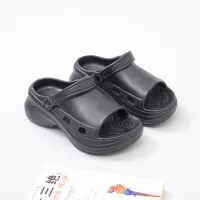 ataru-ukuran-36-37-sandal-wanita-clogs-wedges-sling-back---hitam