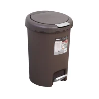 tempat-sampah-10-ltr-plastik-round---cokelat-tua