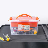 tactix-kotak-perkakas-plastik-dengan-tray-6-ltr---oranye
