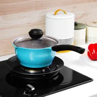 cheftopf-18-cm-panci-saucepan-dengan-tutup-kaca---biru