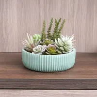 arthome-20.3-cm-tanaman-artifisial-sukulen-dengan-pot---hijau