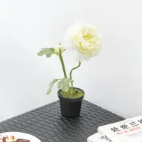 arthome-23-cm-bunga-artifisial-ranunculus-dengan-pot