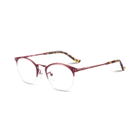 parim-eyewear-kacamata-optical-half-round-titanium---merah