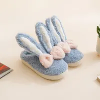 ataru-ukuran-38/39-sandal-rumah-bunny-ribbon---biru