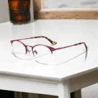parim-eyewear-kacamata-optical-half-round-titanium---merah