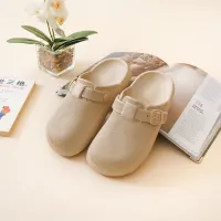 ataru-ukuran-36/37-sandal-clogs-texture---krem