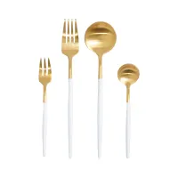 appetite-zavy-set-4-pcs-sendok-dessert---gold/putih