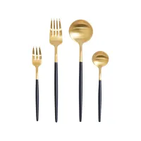 appetite-set-4-pcs-zavy-sendok-dessert---gold/hitam