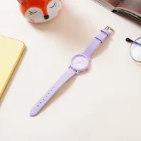 ataru-jam-tangan-wanita-slim-silikon-strap---ungu-lilac
