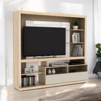 selma-friza-lemari-tv-entertainment-centre---cokelat-oak/taupe