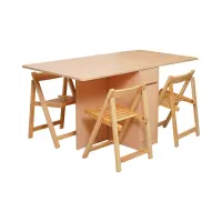 informa-hilario-set-meja-makan-4-kursi-lipat---cokelat-oak