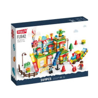 bricks-kingdom-set-269-pcs-building-windmill-town