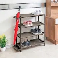 stora-rak-sepatu-4-tingkat-dengan-stand-payung---cokelat-taupe