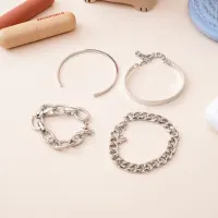 ataru-set-4-pcs-gelang-wanita---silver