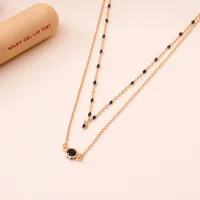 ataru-kalung-wanita-double---hitam/gold