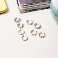 ataru-set-8-pcs-anting-jepit---silver