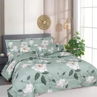 sleeplite-160x200-cm-set-6-pcs-seprai-queen-microfiber-flower-ivy