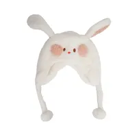 ataru-topi-head-cover-bunny-dengan-ball---putih