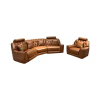 cheers-malaga-set-sofa-recliner-sudut-kulit---cokelat