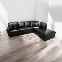 ashley-calicho-sofa-sudut-recliner-kulit-kanan-91278---hitam